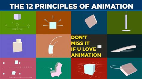 12 Principles of Animation + Visual Examples